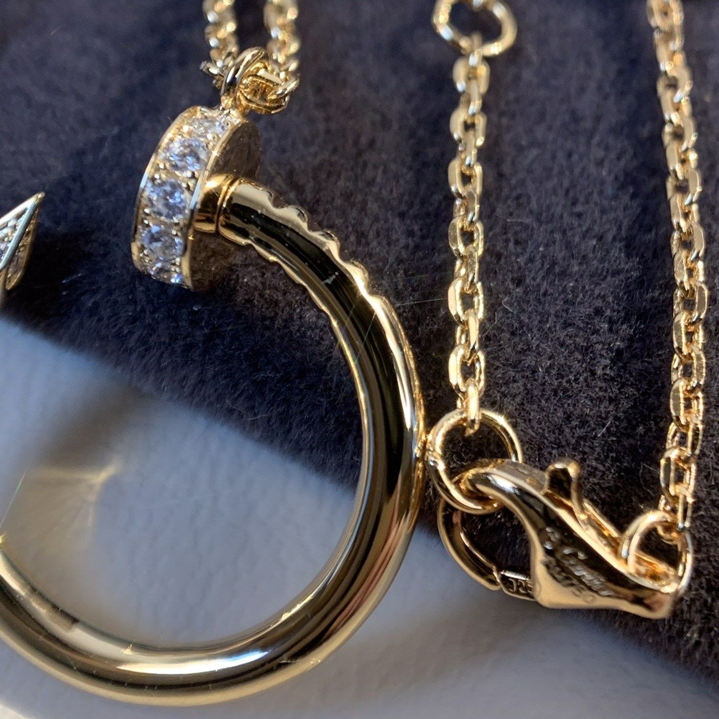 [Aurelle Style]JUSTE NECKLACE PINK GOLD
