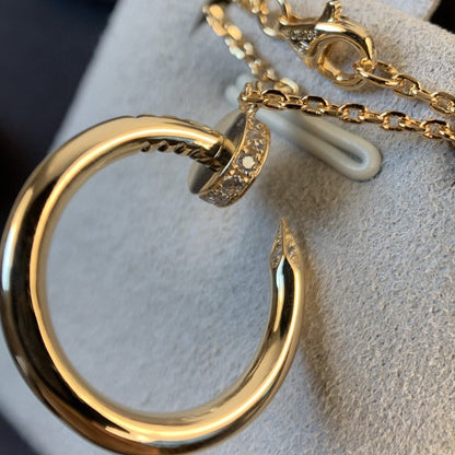 [Aurelle Style]JUSTE NECKLACE PINK GOLD