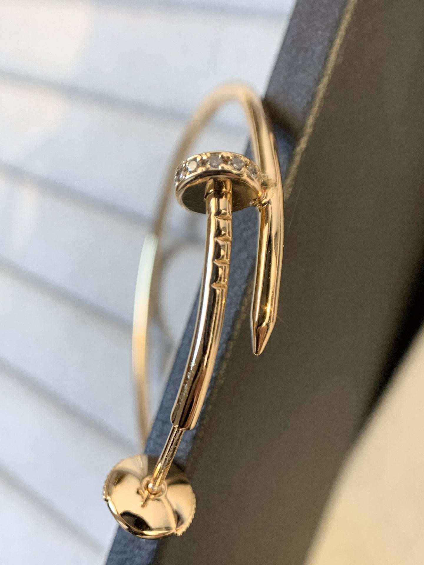 [Aurelle Style]JUSTE EARRINGS GOLD DIAMONDS 1.8MM