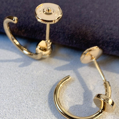 [Aurelle Style]JUSTE EARRINGS PINK GOLD