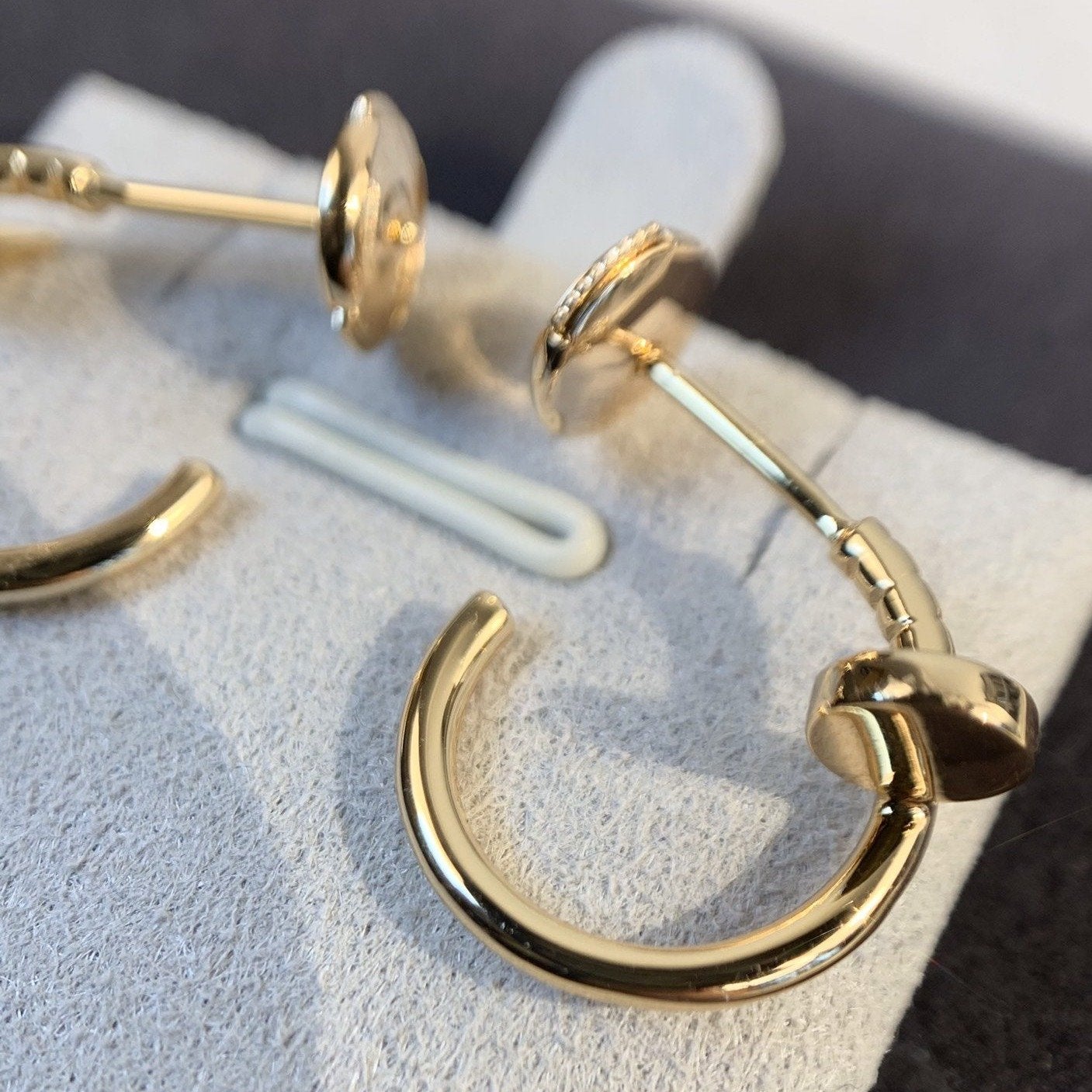[Aurelle Style]JUSTE EARRINGS PINK GOLD