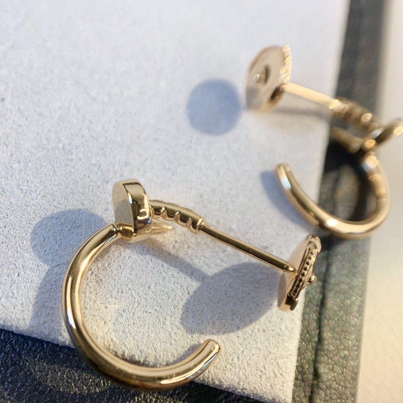 [Aurelle Style]JUSTE EARRINGS PINK GOLD