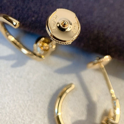 [Aurelle Style]JUSTE EARRINGS PINK GOLD