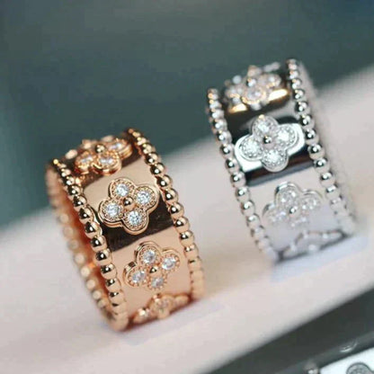 [Aurelle Style]CLOVER KALEIDOSCOPE RING 10MM