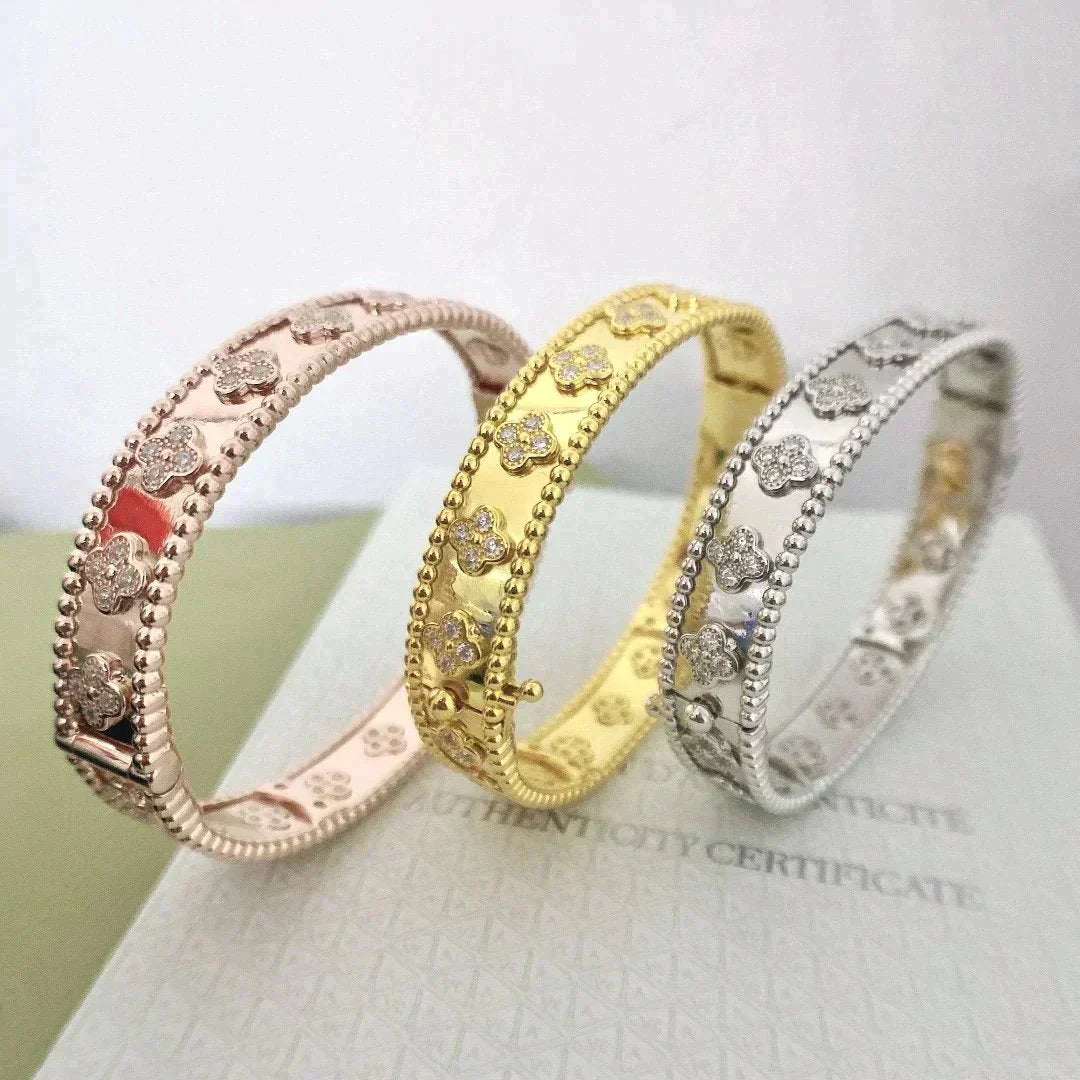 [Aurelle Style]CLOVER BRACELET 8MM DIAMONDS