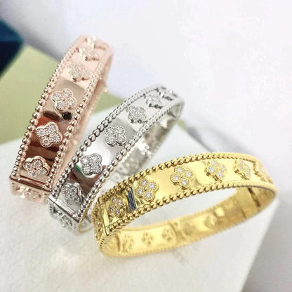 [Aurelle Style]CLOVER BRACELET 8MM DIAMONDS