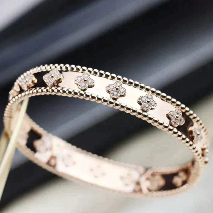 [Aurelle Style]CLOVER BRACELET 8MM DIAMONDS