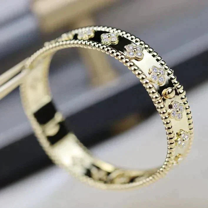 [Aurelle Style]CLOVER BRACELET 8MM DIAMONDS