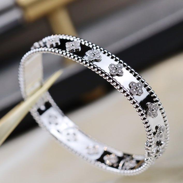 [Aurelle Style]CLOVER BRACELET 8MM DIAMONDS