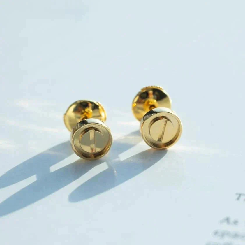 [Aurelle Style]LOVE EARRINGS GOLD 10MM