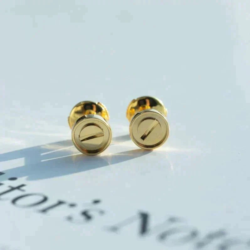 [Aurelle Style]LOVE EARRINGS GOLD 10MM