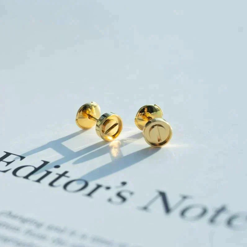 [Aurelle Style]LOVE EARRINGS GOLD 10MM