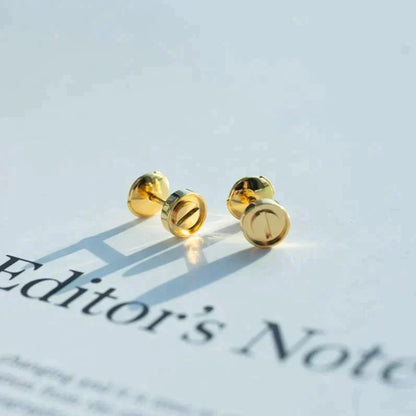 [Aurelle Style]LOVE EARRINGS GOLD 10MM