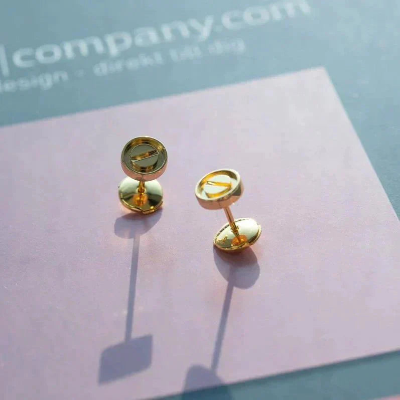 [Aurelle Style]LOVE EARRINGS GOLD 10MM