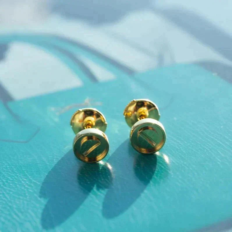 [Aurelle Style]LOVE EARRINGS GOLD 10MM