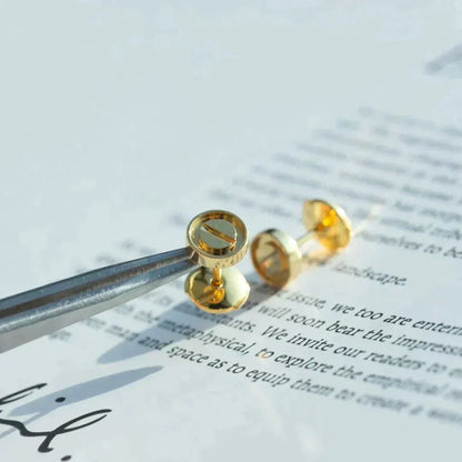 [Aurelle Style]LOVE EARRINGS GOLD 10MM