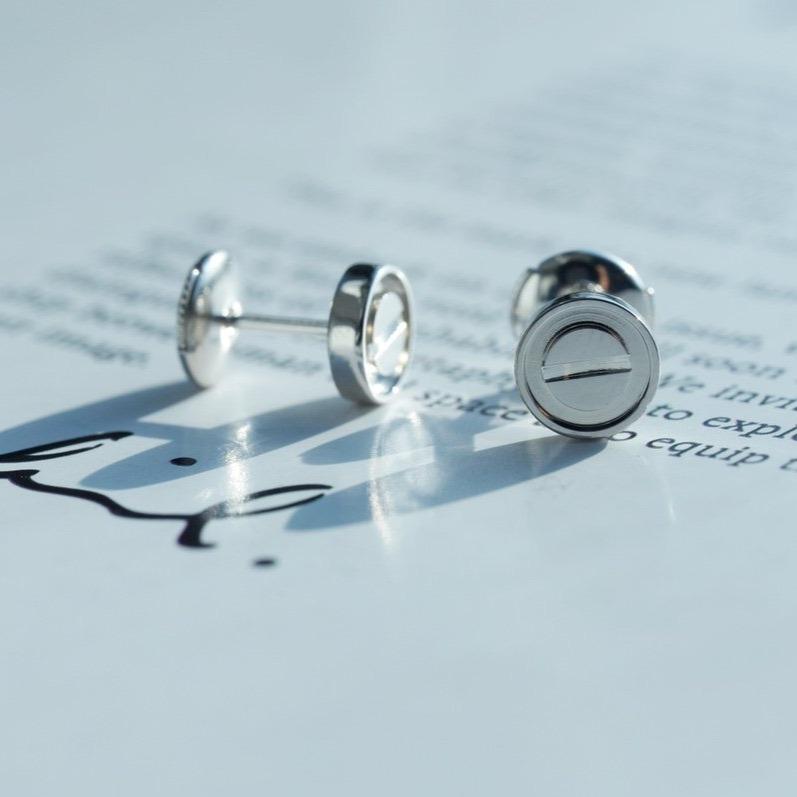 [Aurelle Style]LOVE EARRINGS SILVER 10MM