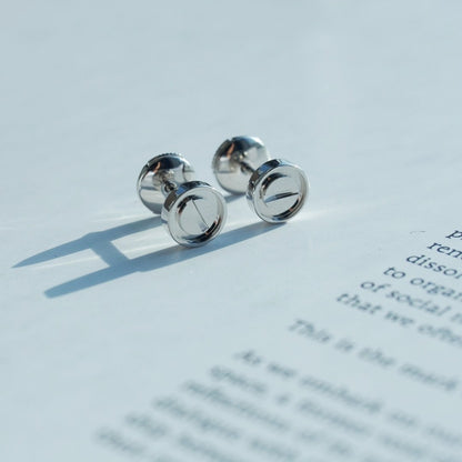 [Aurelle Style]LOVE EARRINGS SILVER 10MM