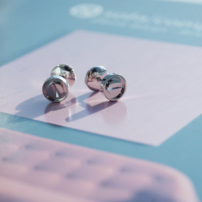[Aurelle Style]LOVE EARRINGS SILVER 10MM