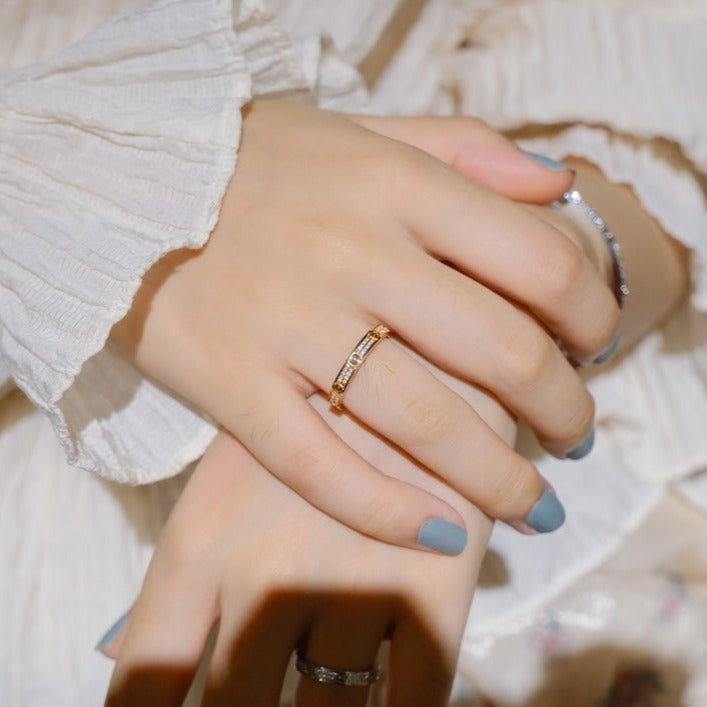 [Aurelle Style]LOVE RING 2.65MM DIAMOND