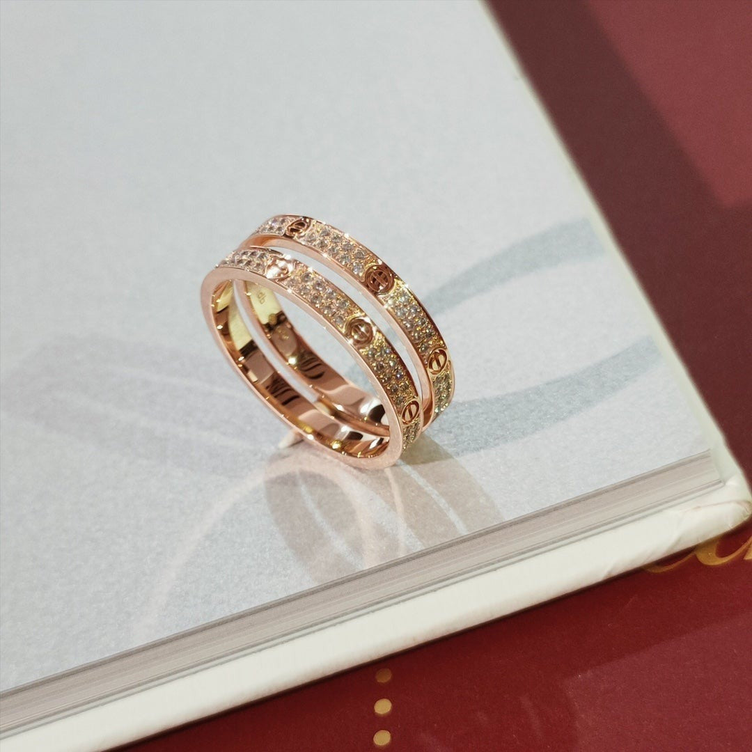 [Aurelle Style]LOVE RING 2.65MM DIAMOND