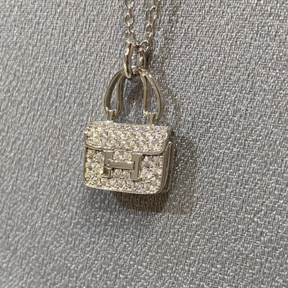[Aurelle Style]CONSTANCE PEDANT DIAMOND NECKLACE