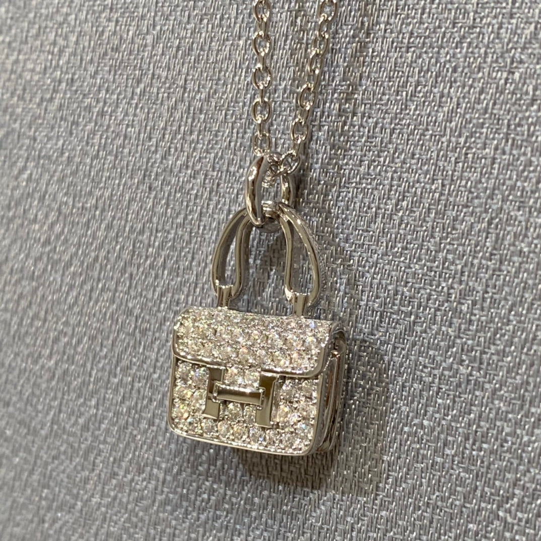 [Aurelle Style]CONSTANCE PEDANT DIAMOND NECKLACE