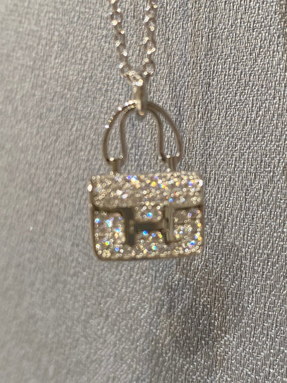 [Aurelle Style]CONSTANCE PEDANT DIAMOND NECKLACE