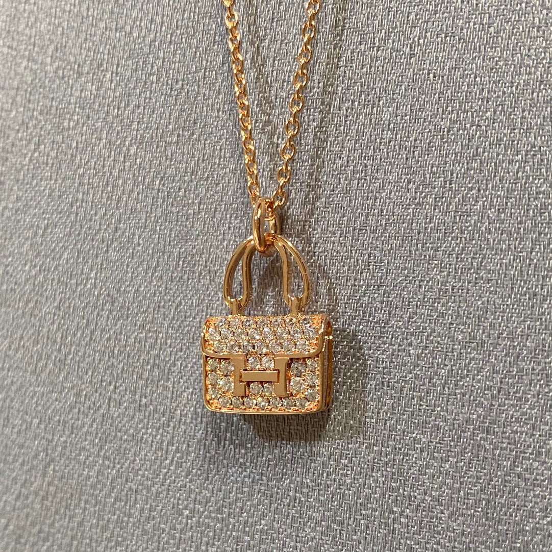 [Aurelle Style]CONSTANCE PEDANT DIAMOND NECKLACE