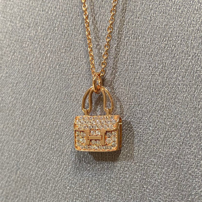 [Aurelle Style]CONSTANCE PEDANT DIAMOND NECKLACE