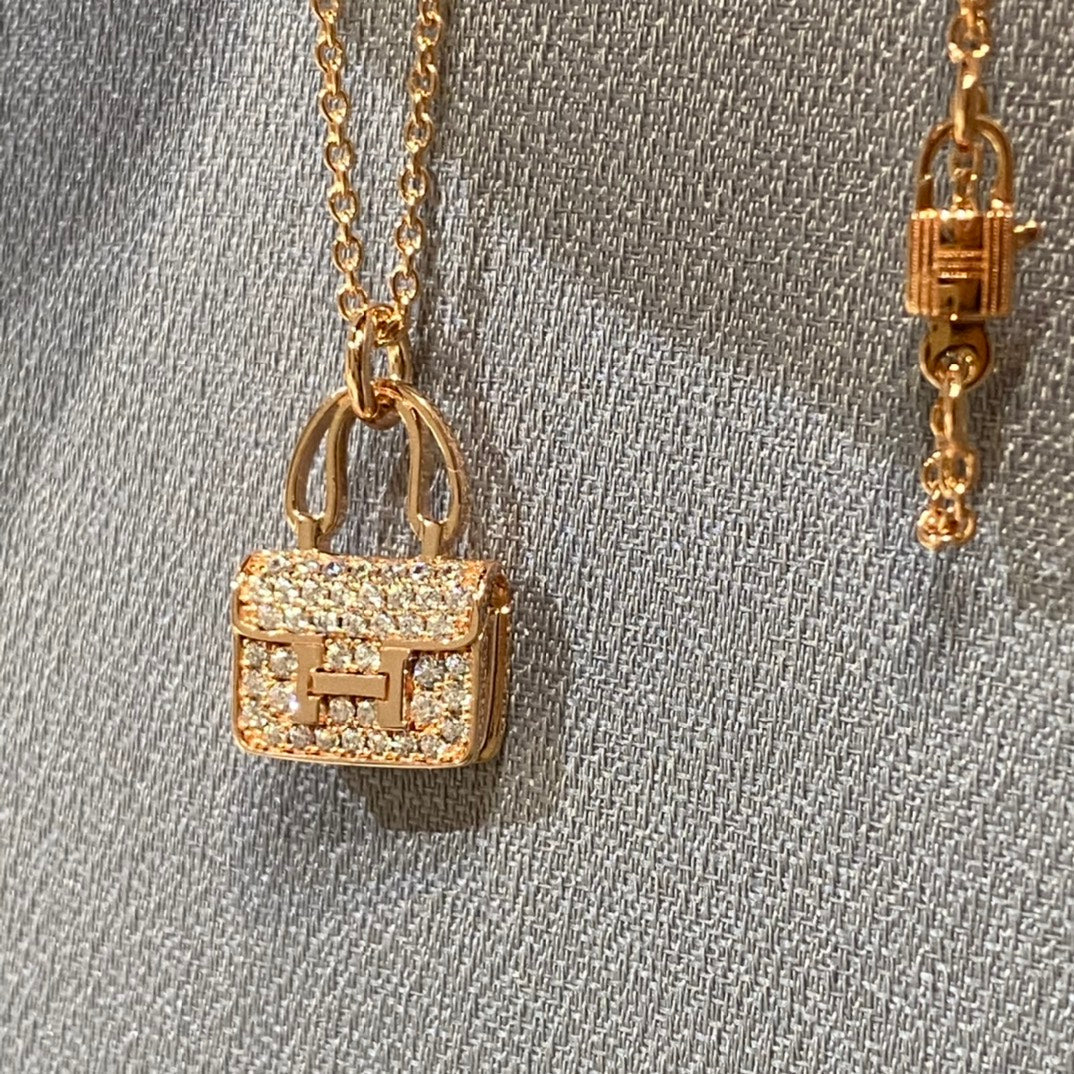 [Aurelle Style]CONSTANCE PEDANT DIAMOND NECKLACE