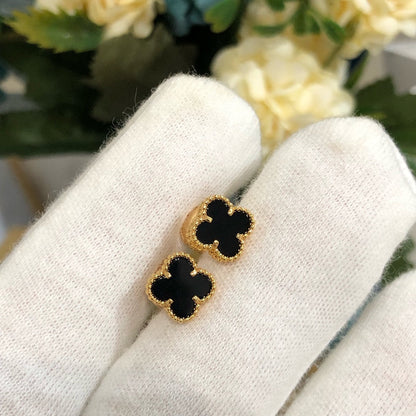 [Aurelle Style]CLOVER MINI GOLD EARRINGS