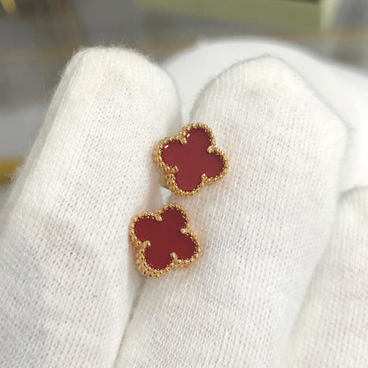 [Aurelle Style]CLOVER MINI GOLD EARRINGS