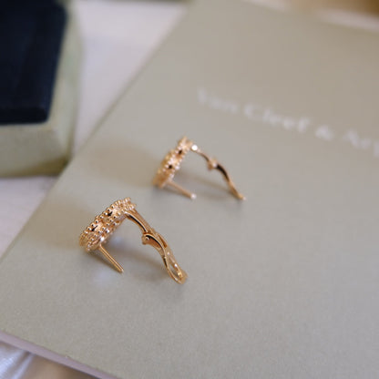 [Aurelle Style]LUCKY PINK GOLD WHITE MOP EARRINGS