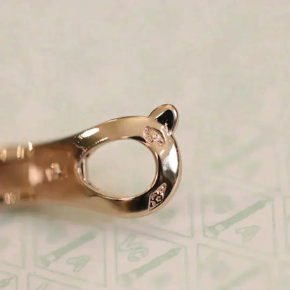 [Aurelle Style]CLOVER MEDIUM 1 MOTIFS FUll DIAMOND EARRINGS