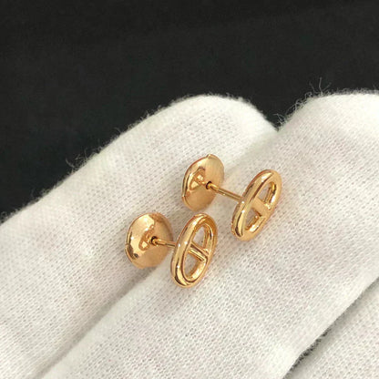 [Aurelle Style]CHAINE SMALL EARRINGS GOLD AND SILVER