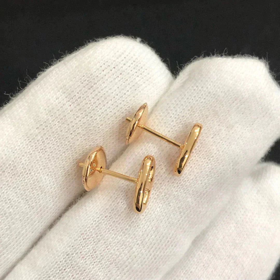 [Aurelle Style]CHAINE SMALL EARRINGS GOLD AND SILVER