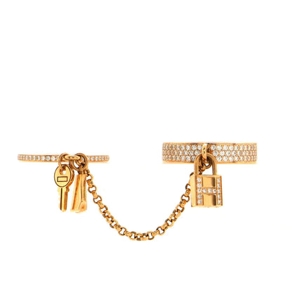 [Aurelle Style]HM KELLY CLOCHETTE DOUBLE RING IN  WITH DIAMONDS