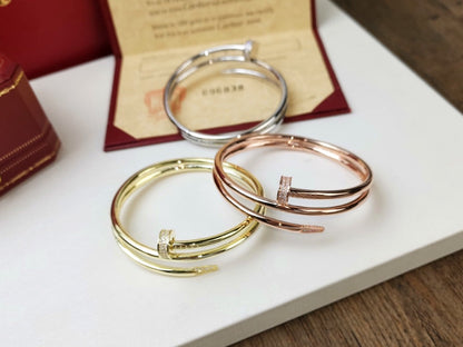 [Aurelle Style]JUSTE BRACELET 3.5MM DOUBLE ROW DIAMOND