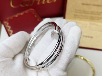 [Aurelle Style]JUSTE BRACELET 3.5MM DOUBLE ROW DIAMOND