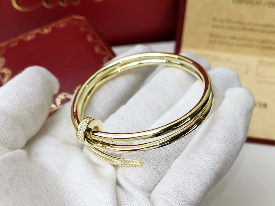 [Aurelle Style]JUSTE BRACELET 3.5MM DOUBLE ROW DIAMOND