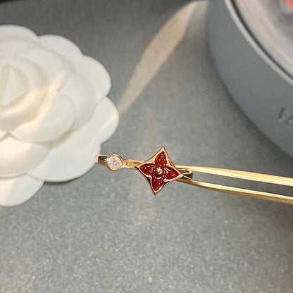 [Aurelle Style]STAR 1 DIAMOND OPEN RING