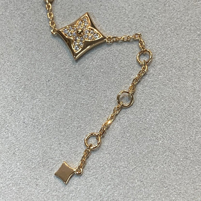 [Aurelle Style]STAR AND SUN 4 MOTIFS GOLD DIAMONDS BRACELET