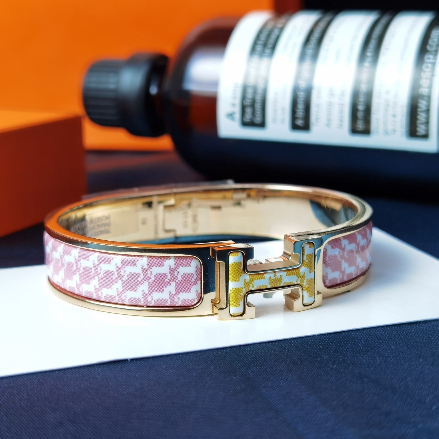 [Aurelle Style]H HORSE BRACELET 12MM