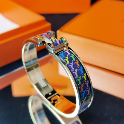 [Aurelle Style]H HORSE BRACELET 12MM