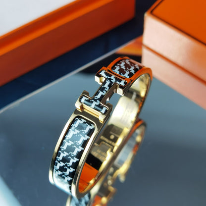 [Aurelle Style]H HORSE BRACELET 12MM