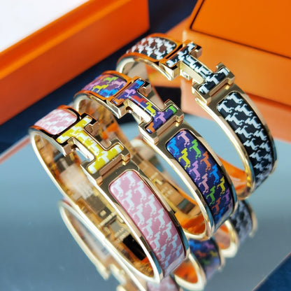[Aurelle Style]H HORSE BRACELET 12MM