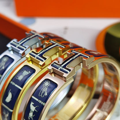 [Aurelle Style]H COUVERTURES DARK BLUE BRACELET