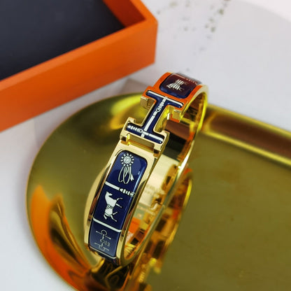 [Aurelle Style]H COUVERTURES DARK BLUE BRACELET
