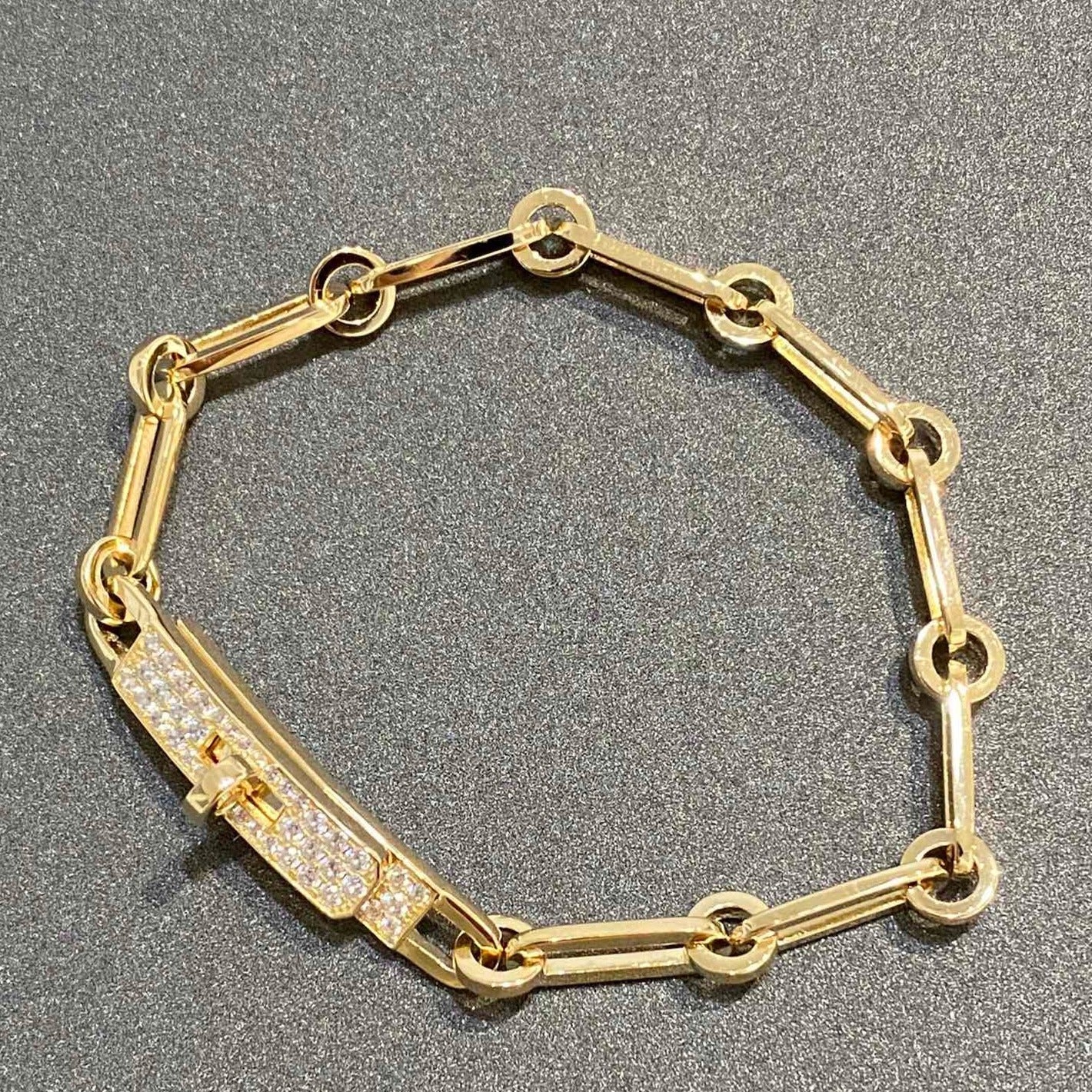 [Aurelle Style]CHAINE BRACELET SMALL MODEL DIAMOND